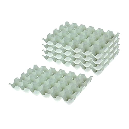 Merishopp 5Pcs Egg Storage Box Stackable Egg Tray for Refrigerator...
