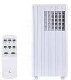 Aire Acondicionado Portátil 4-En-1 y Deshumidificador 7000 BTU - Temporizador De 24 Horas y 2 Velocidades De Ventilador, Pantalla Digital Dual, Bajo Consumo, Bajo Ruido,