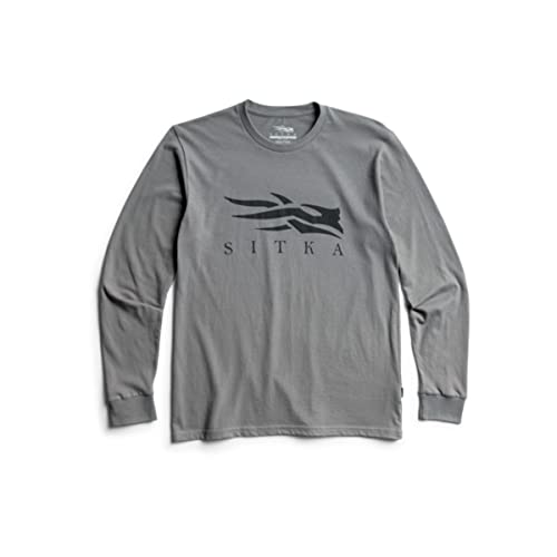 SITKA Gear Men s Icon Long Sleeve Everyday Tee, Woodsmoke, X-Large