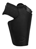 Barsony Black Leather Belt Loop Holster for Kimber Ultra Car...