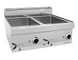  Bain Marie - 2x GN 1/1  Speisenwärmer  Warmhalter  Wasserbad  Bainmarie  Wärmebehälter  Warmwasserbad
