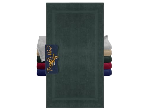 Emily´s Check Marie's Home Tapis Salle de Bain 60x110 cm 100% Coton - Tapis de Bain pour Grandes salles de Bains et couloirs - certifiée Oeko-TEX 1612.2351,...