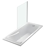 Jacob Delafon Baignoire Droite Corvette Confort + Pare Bain Acrylique renforcé 180 x 80