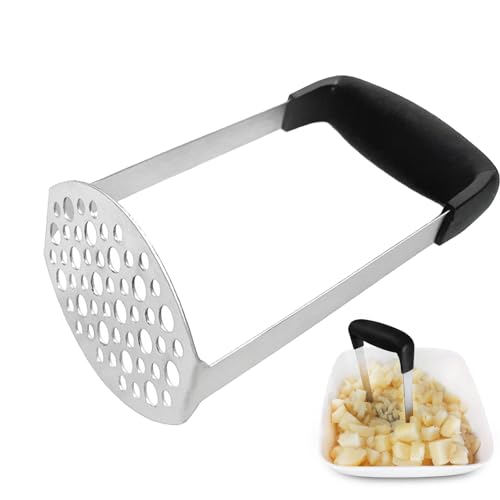 Presse-purée en acier inoxydable, presse-purée - Presse-purée manuel,Outils à fruits polyvalents pour purée et jus, outils pour écraser les pommes de terre, fruits, citrouilles, pommes de terre