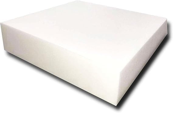 Image of NAMAN Arts High-Density PU Foam Sofa /Chair Cushion Sheet 40 Density (21x22x5 inch) with Kurlon Hero HR Foam Durable Seat Cushion Replacement for Dining Chairs, Home Use (Multicolor, 12-Year Guarantee)