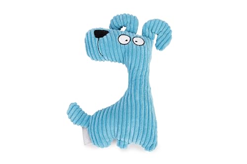 Beeztees Hund Luz, Hundespielzeug, Rippenstoff, Blau, 23x14x4 cm