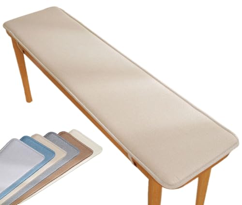 Cuscino antiscivolo per panchina per interni ed esterni, per mobili a 2/3 posti, perfetto per finestre a bovindo, giardino, patio, altalene e portici, comodo e durevole