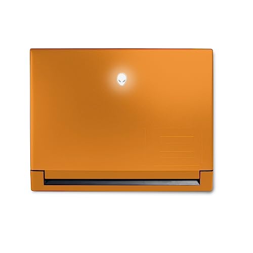Image of MightySkins Skin Compatible with Alienware M18 R1 (2023) Full Wrap Kit - Solid Orange | Protective, Durable, and Unique Vinyl Decal wrap Cover | Easy to Apply & Change Styles | Made in The USA