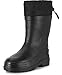 Produktbild Ladeheid Herren federleichte Eva Thermo Gummistiefel warm mit Stulpe gefüttert LA-892 (Schwarz, 43 EU)