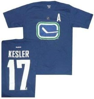 Vancouver Canucks Ryan Kesler Assistant Captain Reebok T Shirt (Medium)