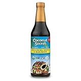 Coconut Secret Coconut Aminos - 16.9 fl oz - Low Sodium Soy Sauce Alternative, Low-Glycemic - Organic, Vegan, Non-GMO, Gluten-Free, Kosher - Keto, Paleo - 101 Total Servings