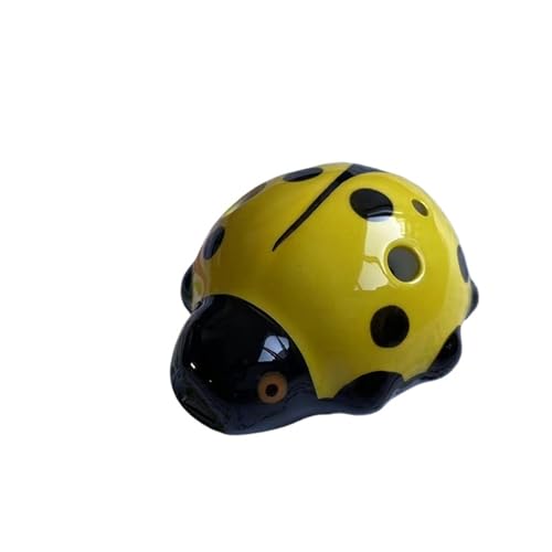 オカリナ 7つのスポットのてんとう虫の6穴アルトacかわいいカブトムシオカリナ楽器初心者に適しています(Yellow)