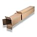 Produktbild 1x Teleskopverpackungen rechteckig, Versandhülse, Wellpappe, Braun, 1-wellig, 1.2 b, Innenteil 200 x 200 x 1100 mm (Innenmaß Breite x Höhe x Länge)