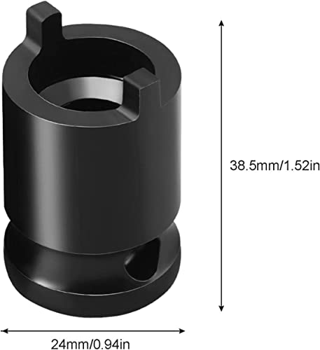 Angle Grinder Socket Wrench, 1/2In 12.5Mm Manual Electric Wrench Sleeve For Electric Wrench, Ratchet Wrench, Curved Rod - Chrome Molybdenum Steel (2Pcs) #TOP5