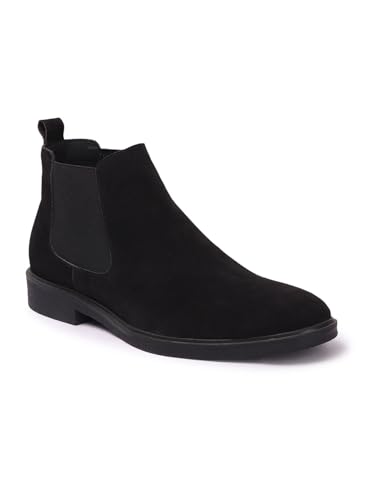 Image of Carlton London Men's Chelsea Slip-On Round Toe Comfortable Boot