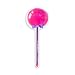 Ooly Sakox Lollypop Pom Pom Ballpen - Dot Berry Pink - Black Ink Pen