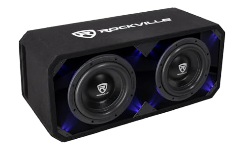 Rockville DV10K6D2 �f���A�� 10�C���` 4000W K6 �J�[�T�u�E�[�t�@�[ 2�I�[�� | Plexi�G���N���[�W�� �x���gMDF�{�b�N�X���� �I���\ �u���[/�z���C�g LED
