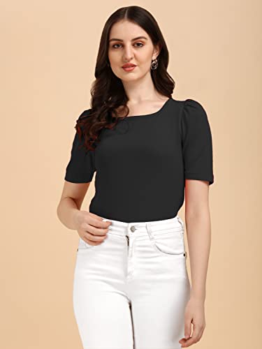 Image of Wedani Women's Solid Regular Fit Blouse