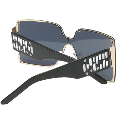 Lunettes carrées ajourées : stop à l'éblouissement avec style punk - 5