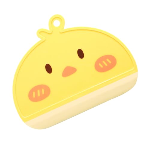 Image of Mini Glass Wiper, Cartoon Shower Squeegee, Small Plastic Squeegee, Window Squeegee, Easy to Clean Window Mirror, Water Scraper for Shower Doors, Window Mirror (Yellow)