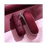 NTIYOU Paraguas Plegable Paraguas for el Sol Protector Solar Anti-Ultravioleta Soleado y Lluvia Cápsula de Cinco Pliegues for Mujer de Doble Uso Parasol portátil pequeño Portátil