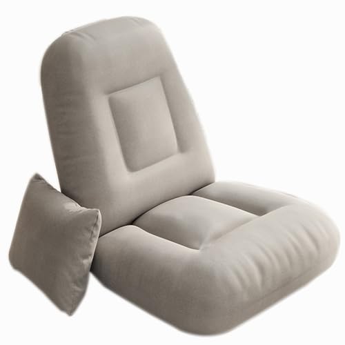 Chaise de sol pliante en mousse à mémoire de forme rose réglable