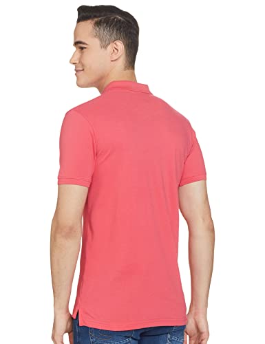 Image of Max Men Solid Slim Fit Polo T-Shirt