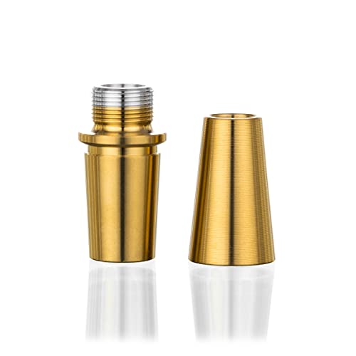 Aladin Shisha Kopfadapter-Set mit 18/8 Schliff - Gold Shisha Zubehör – Bild 3