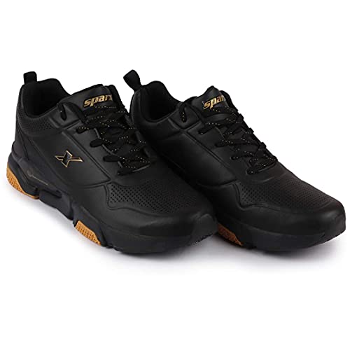 Image of Sparx Mens SM 661 | Enhanced Durability & Soft Cushion | Black Running Shoe - 9 UK (SM 661)