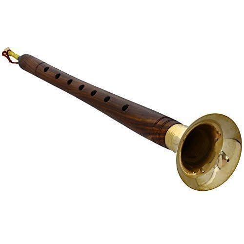AONA Indian Classical Wind Musical Instrument Shehnai (Length 18 inches)-picture-17