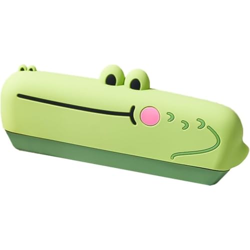Fiyyuga ハーモニカ 子供玩具 楽器おもちゃ 知育玩具 口琴 収納ケース付き 丸洗いOK 吹奏楽器 赤ちゃん ワニのキャラクター 早教玩具 おもしろい 音楽啓蒙 小学生 入門練習用 初心者 3歳以上 (A)