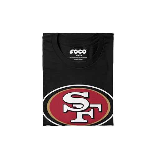 Image of FOCO Men's NFL Team Primary Logo Black Short Sleeve T-Shirt