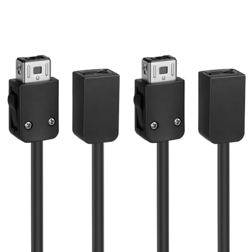 AXFEE 2 Piezas Cables de extensión Aplicabilidad con Nintendo NES Classic Mini Edition Controlador, 3 m Cables Extensibles para Wii Remoto y Wii Nunchuck Controlador, Negro - imagen 9