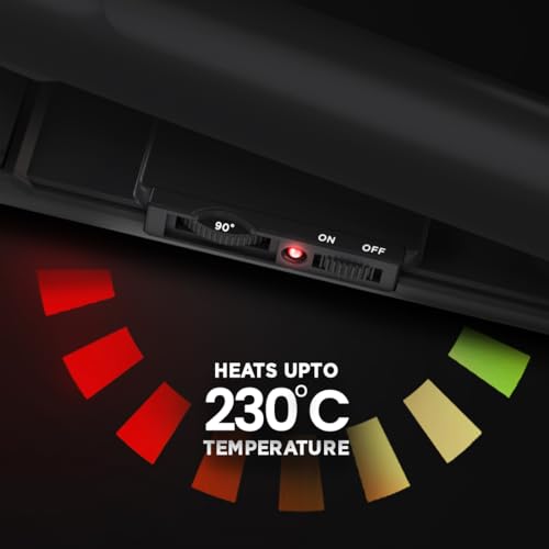 Ikonic Glam Hair Straightener For Women With Professional Cutting-Edge Floating Tourmaline Ceramic Plates Ideal For Straighteneing, Curls, Waves... - Image 5