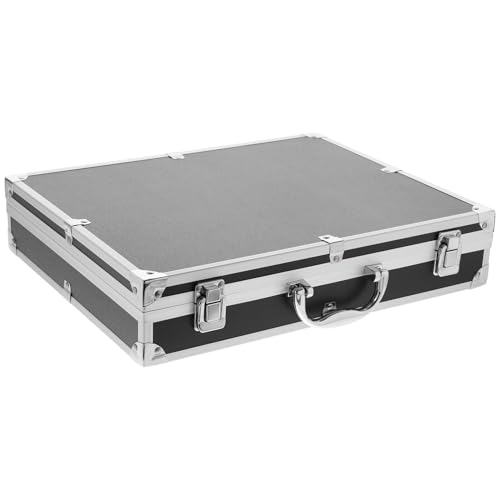Mipcase Maletín Portátil de Aleación de Aluminio con Cierre de Combinación Caja Organizadora de Almacenamiento Resistente y Segura Estuche Multifunción para Herramientas y Medicamentos