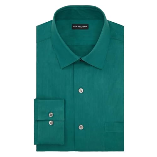 Image of Van Heusen Men's Dress Shirt Fitted Everyday Defense Stretch