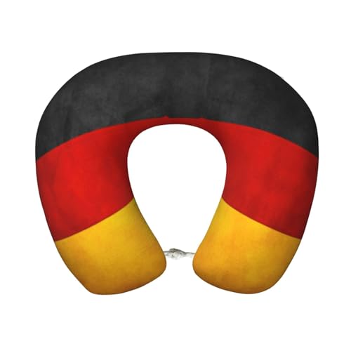 Almohada de Viaje con Diseño de Bandera de Alemania miniatura 1
