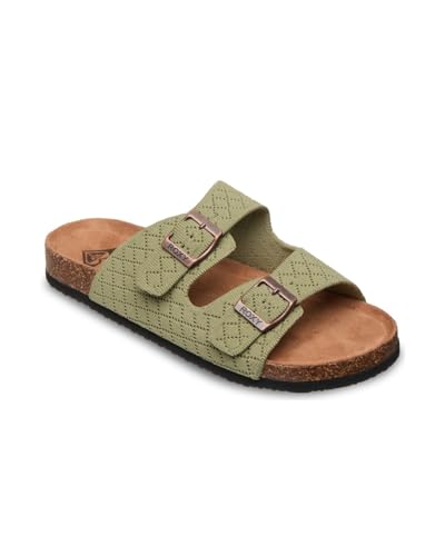 Roxy Mannae Buckle tongs femme pour les vacances et la plage