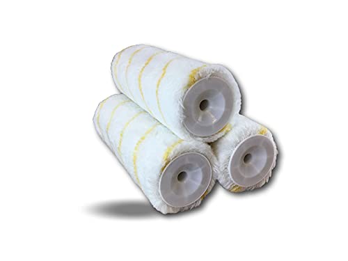 Pack 3 manchons Polyamide | Anti-goutte | Rayés jaune | Pour montures à vis | Axe diamètre 8 mm...