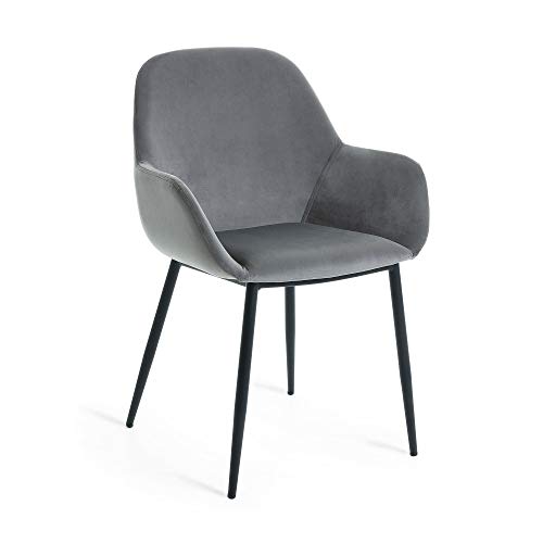 Sillas Comedor Patas Acero Negro Marca Kave Home