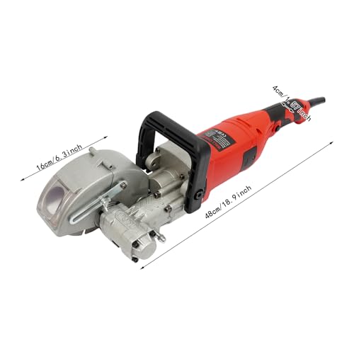 Fraise à rainurer avec pompe à eau et disques diamant de 121 mm
