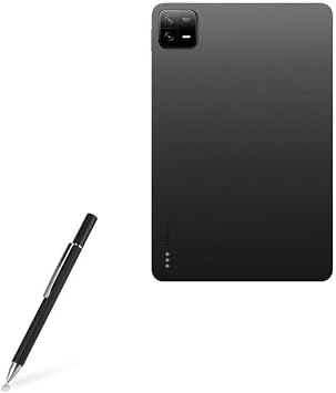 BoxWave Stylus Pen Compatible with Xiaomi Pad 6 Pro - FineTouch Capacitive Stylus, Super Precise Stylus Pen - Jet Black