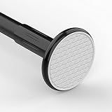 OITUGG Teleskopstange - 50cm Teleskopstangen - Schwarz Spannstange - Klemmstange für Gardinen - Teleskopstange zum Klemmen - Kleiderstange Ohne Bohren - Ø27mm- Metall-Stange - Ausziehbar 80cm