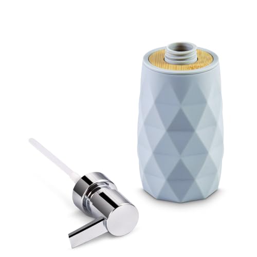 Image of Freelance Portofino ABS Soap Dispenser for Wash Basin - Taupe - Stylish Liquid Handwash /Hand Wash Bottle - Plastic Bathroom Lotion /Shampoo Pump Bottles for Home /Kitchen - Stronger Than Ceramic