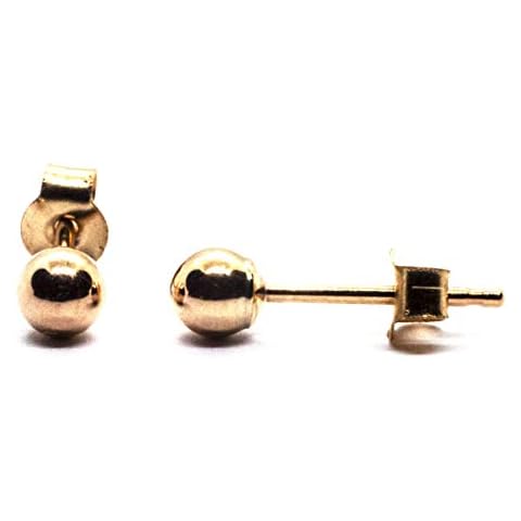 Arranview Jewellery Ladies 3 mm Gold Ball Stud Earrings in 9ct Yellow Gold Cover