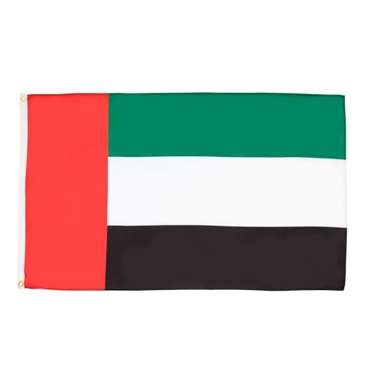AZ FLAG Förenade Arabemiratens flagga 91 x 152 cm - Emiratiska flaggor 90 x 150 cm - banderoll 3 x 5 fot