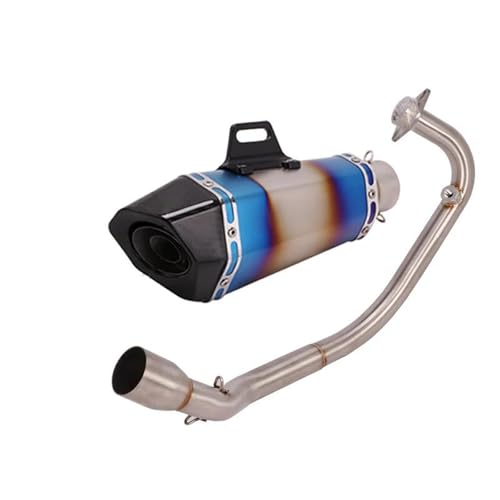 Système complet d'échappement moto CFmoto ST125 avec réducteur de bruit
