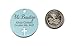 Mi Bautizo Tags - Round Custom Baptism Favor Tags - 20pc (Blue)