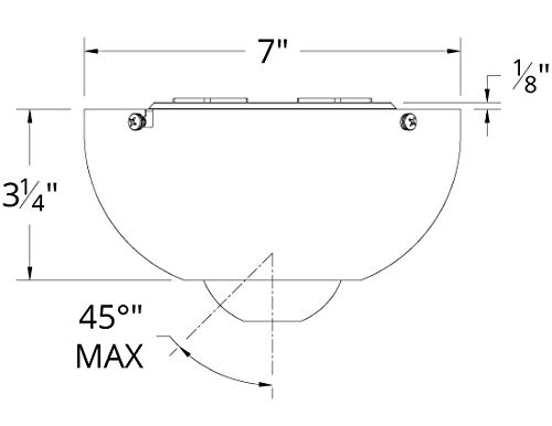 Image of WAC Lighting SC-BN Slope Kit Ceiling Fan Downrod, Brushed Nickel