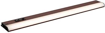 Maxim Lighting UCL-89875BZ CounterMax 5K Lite - 12W 1 LED Under Cabinet-1 Inches Tall and 24 Inches Length, Finish Color: Bronze